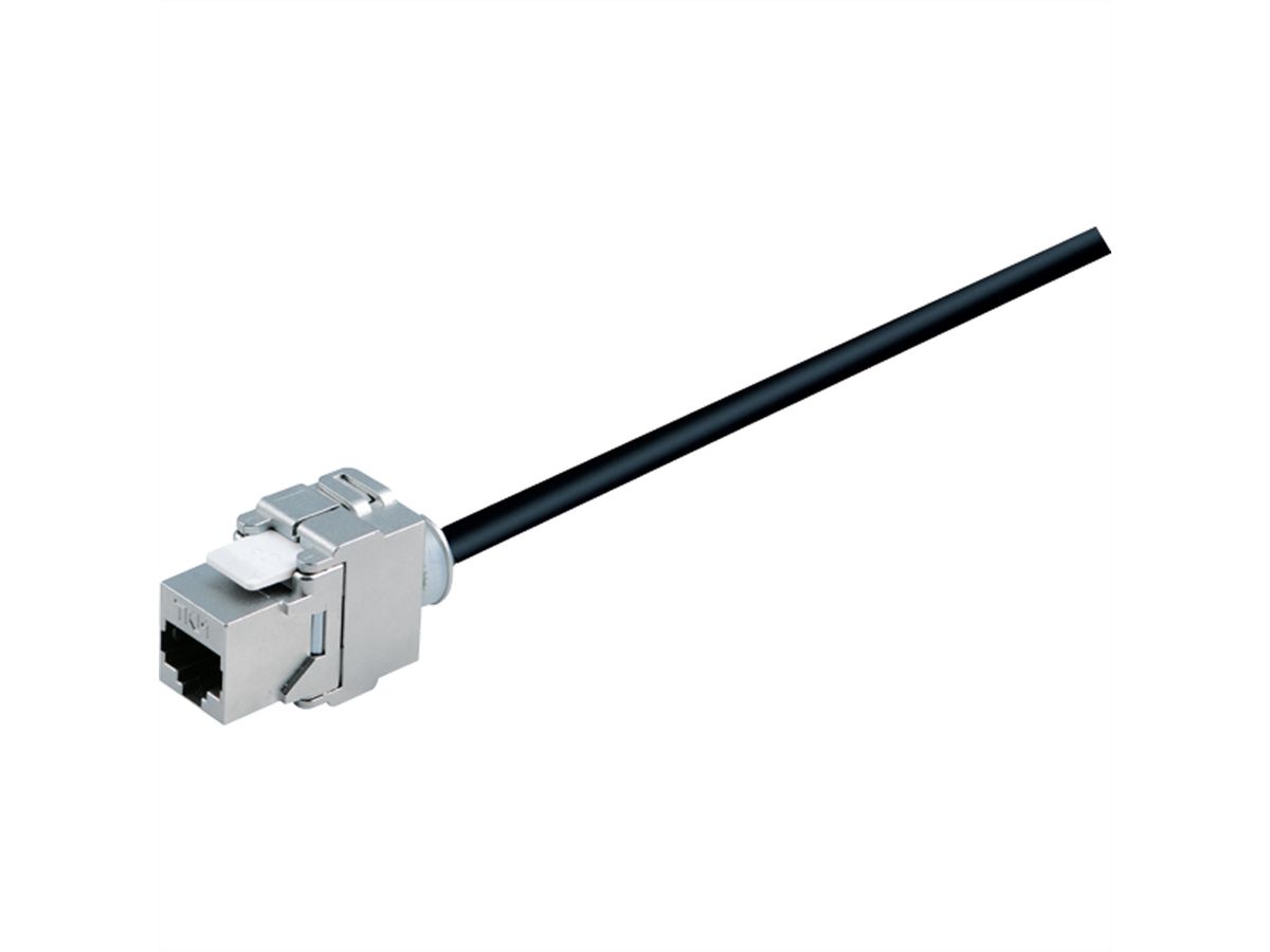 BACHMANN CAT6A RJ45 Leitung 5m Buchse, TKM Keystone