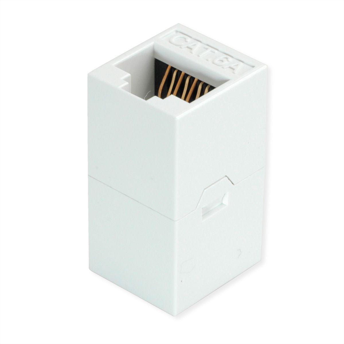 ROLINE Coupleur RJ-45 non blindé, Cat.6A/Classe EA, blanc