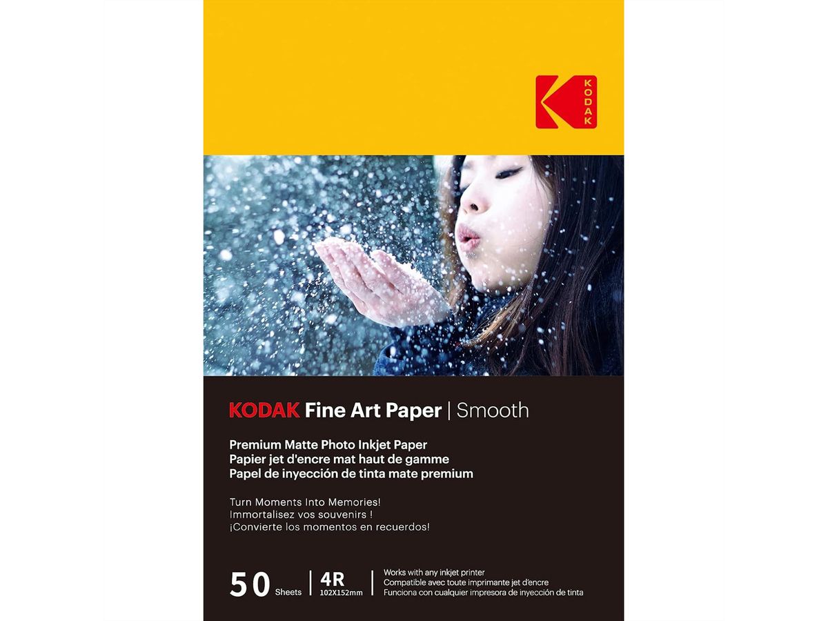 Kodak Fotopapier - 50 Blatt A6, 230g/qm, 10cm x 15cm, matt