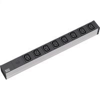 BACHMANN 19" Prise multiple 8 IEC320 C13 F avec 2P+T, noir