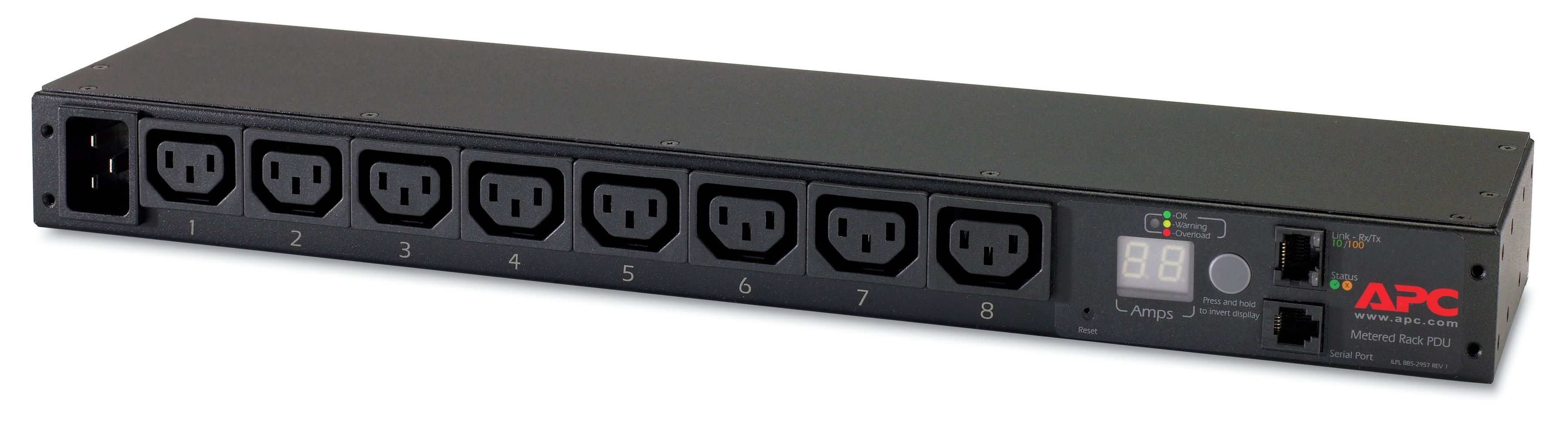 APC AP7821B unité de distribution d'énergie 0U/1U Noir 8 sortie(s) CA