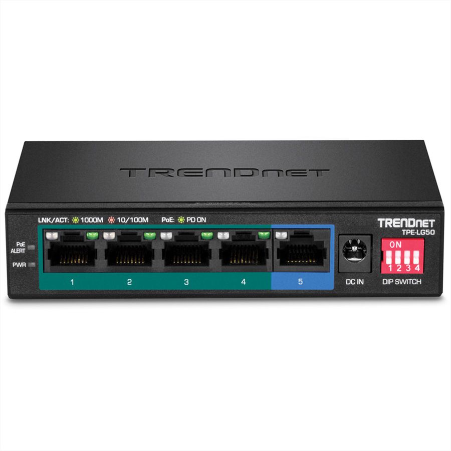 TRENDnet TPE-LG50 PoE+ Switch