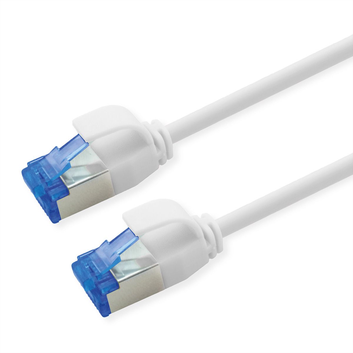 ROLINE Cordon Cat.6A (Classe EA) S/FTP (PiMF), LSOH, PoE , blanc, 2 m