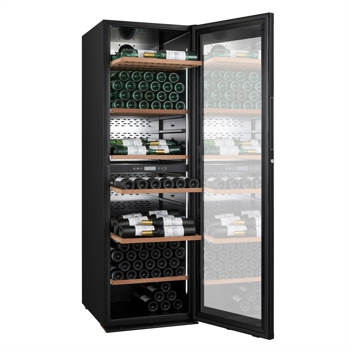 Climadiff Weinkühlschrank MILLESIME240DB, Freistehend, 2 Zonen, 237 Flaschen