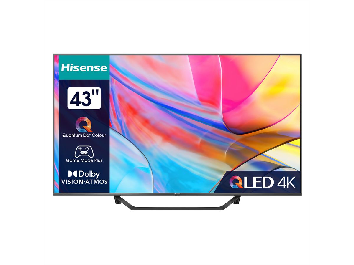 Hisense TV 43A7KQ, 43", 4K, QLED