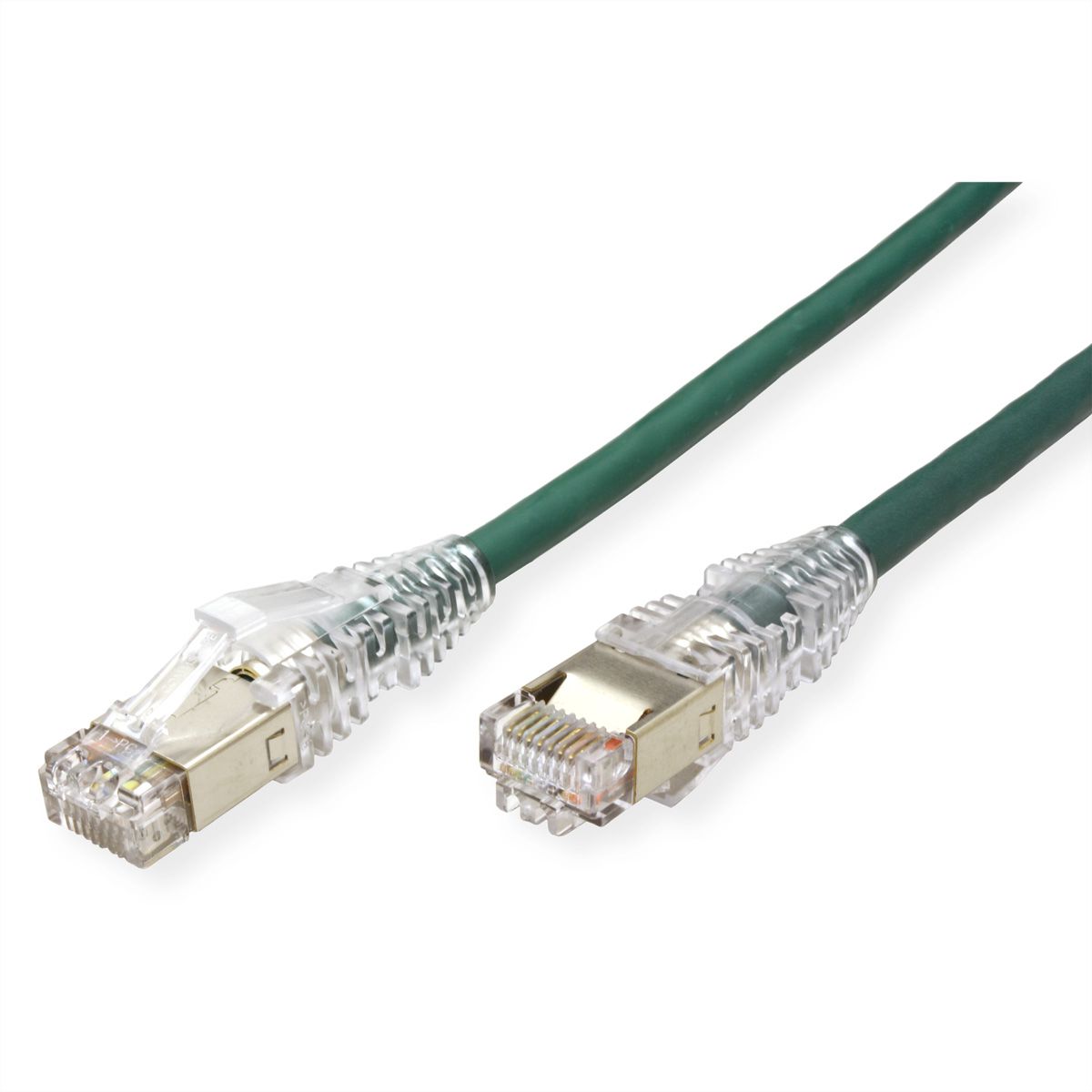Cordon DÄTWYLER Cat.6A (Classe EA) S/FTP, CU 7702 flex LSOH, AMP v2, vert, 10 m