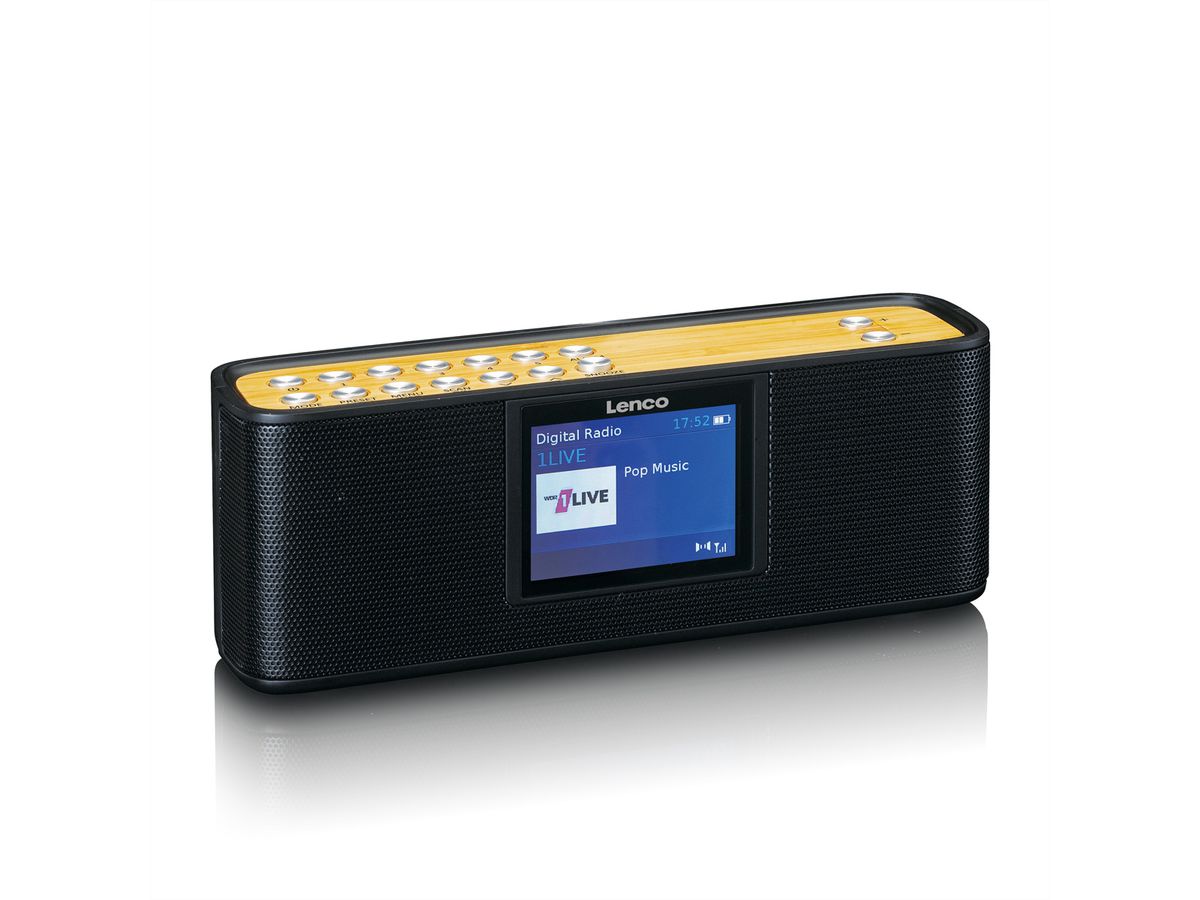 Lenco DAB+ Radio PDR-045BK , noir