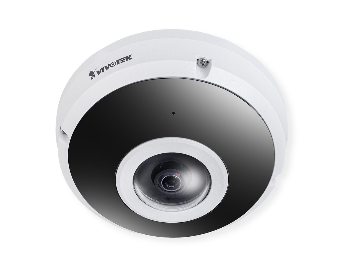 VIVOTEK FE9391-EHV-v2 Caméra Fisheye 12 MP, 180°/360°, IR-LED 20m