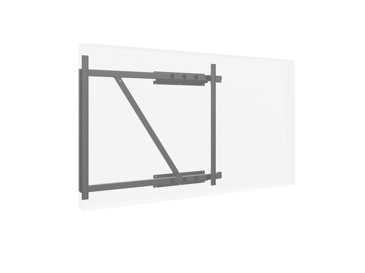 Hagor Support mural extérieur WH OH 85, Landscape, pour Samsung OH85, noir