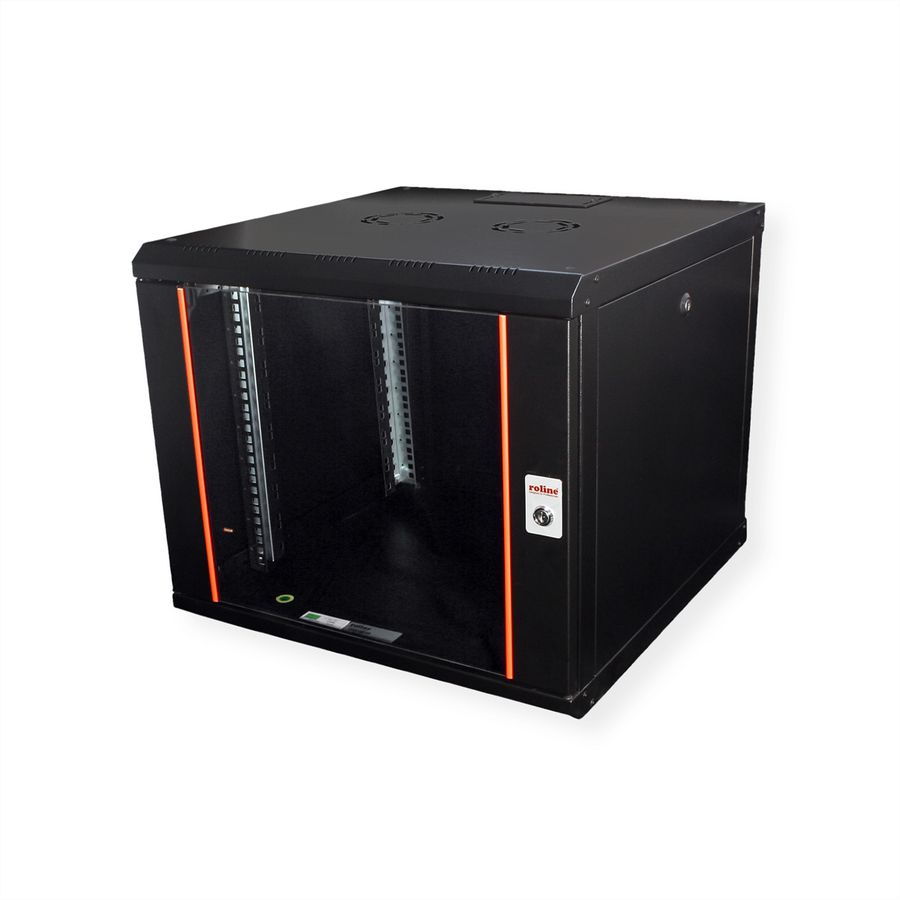 ROLINE 19-Zoll Wandgehäuse Pro 9 HE, 600x600 BxT schwarz