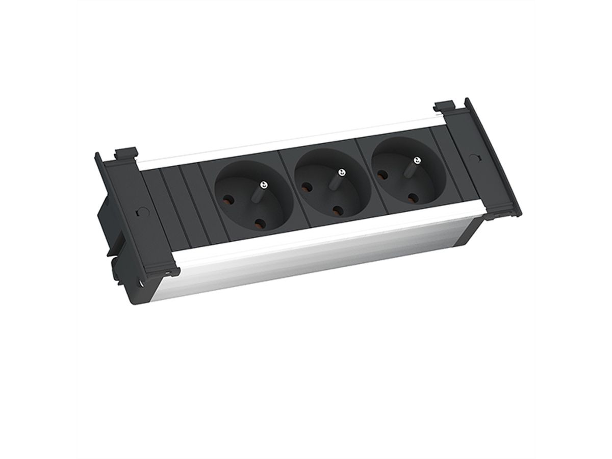 BACHMANN KAPSA S 3xUTE sw Strom 2,0m CEE7/7
