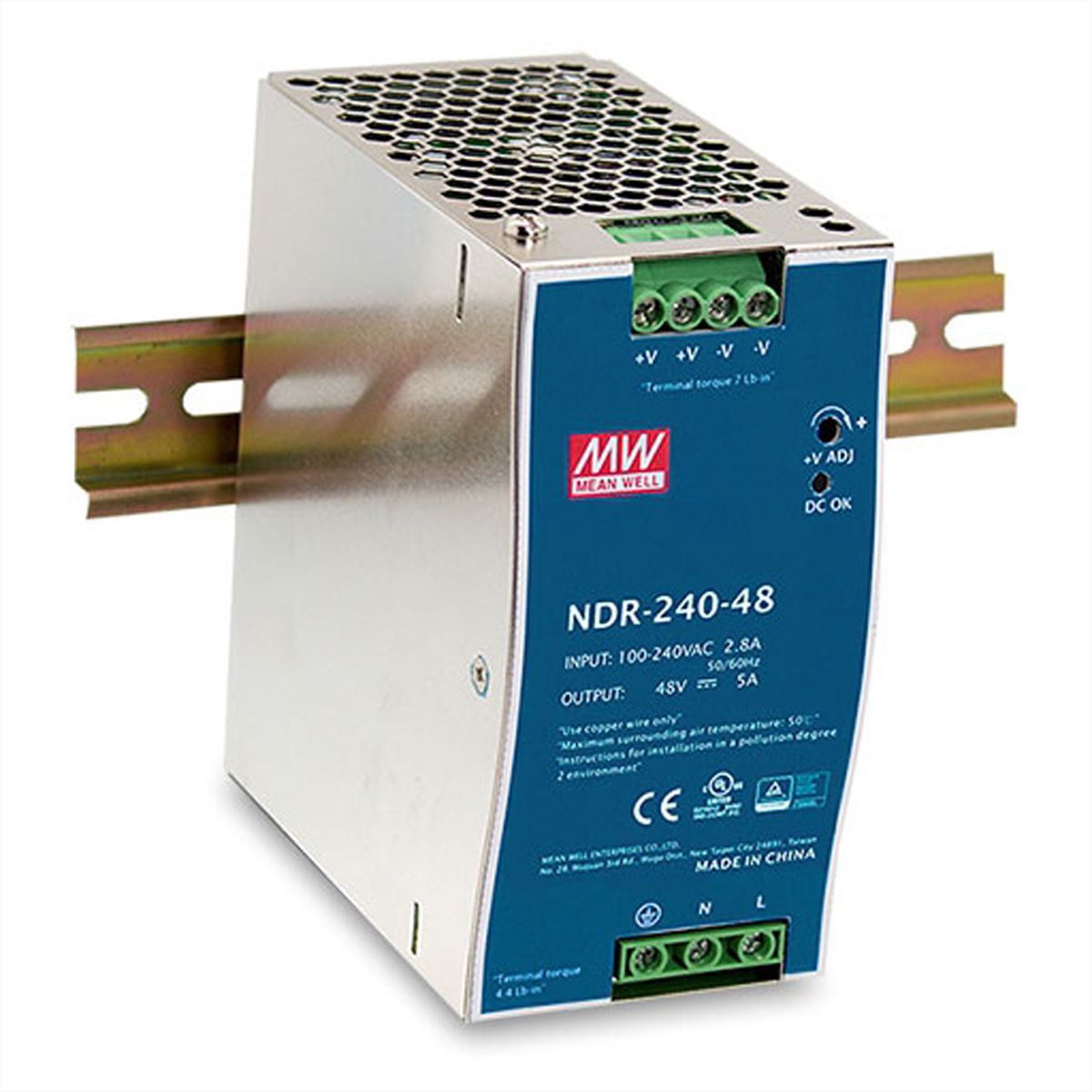 D-Link DIS-N240-48 Alimentation industrielle 240W 48VDC Rail DIN