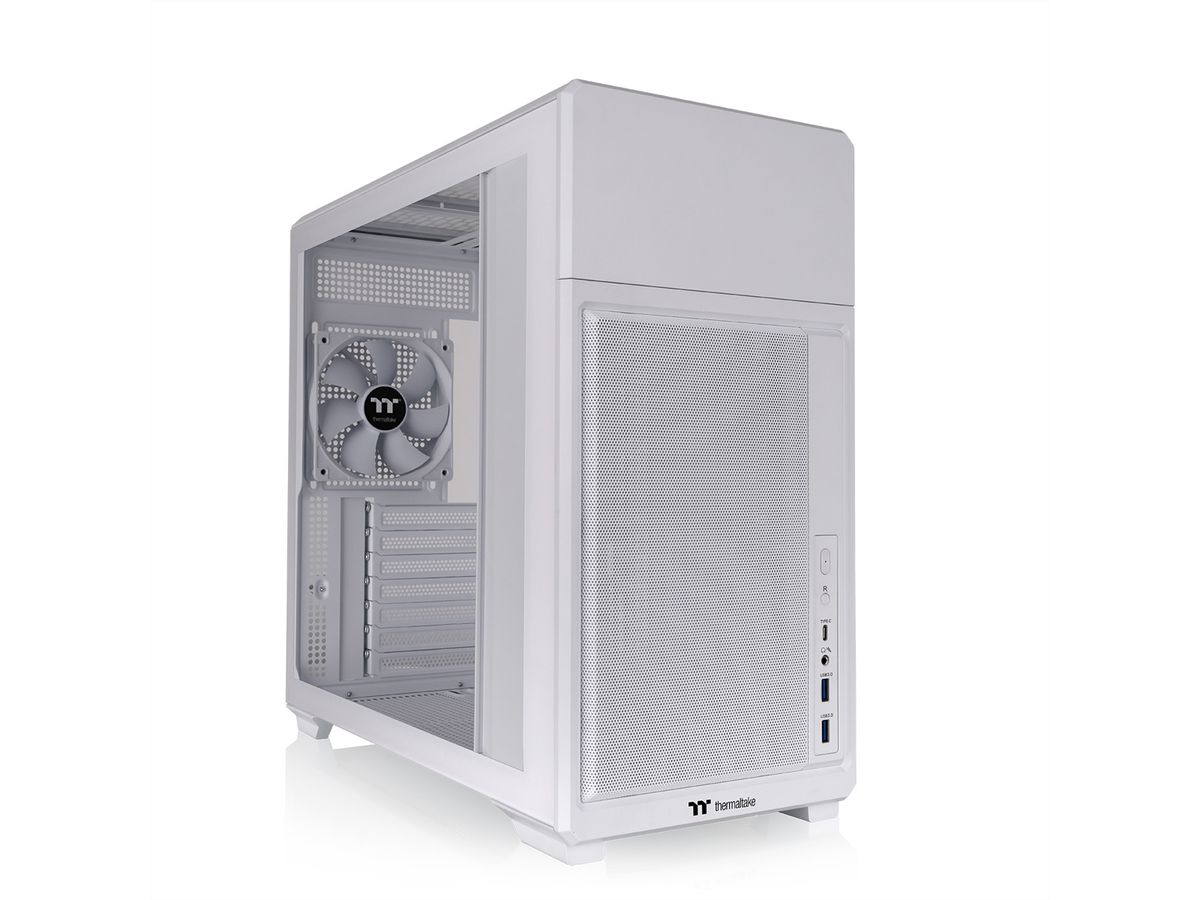 Thermaltake TR300 TG Mid Tower Gehäuse, weiss