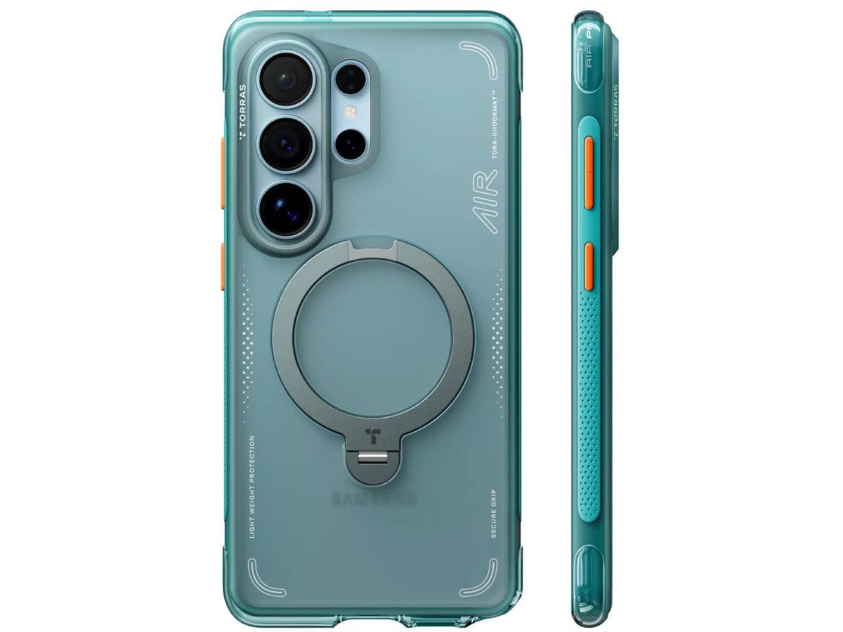Torras Ostand Q3 Air Schutzhülle, Galaxy S26 Ultra, grün, grün