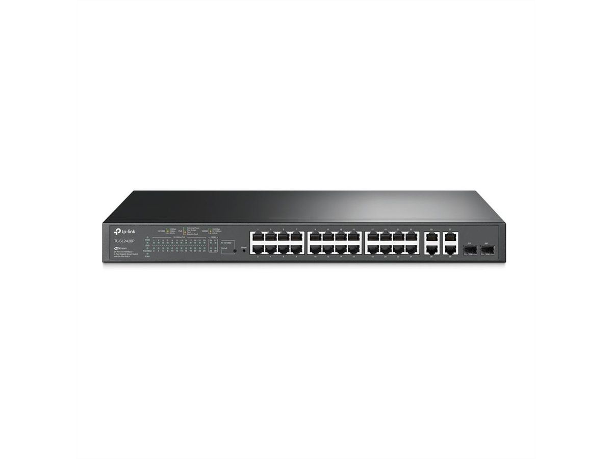 TP-Link SL2428P PoE Switch , 24x 10/100 Mbps PoE+ Ports