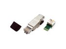 TELEGÄRTNER MFP8 feldkonfektionierbarer RJ-45 Stecker, Cat.6A (Class EA) T568B