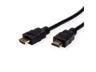 ROLINE HDMI High Speed Kabel mit Ethernet, TPE, schwarz, 3 m