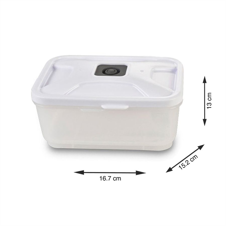 Solis boîtes à lunch, pour machine sous vide 2 x 600ml
