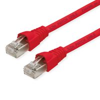 TELEGÄRTNER Patchkabel S/FTP, Cat.6A, LSOH, rot, 5,5 m