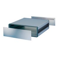 Panneau arrière CompacPRO SCHROFF avec fentes ventilées, 3 U, 84 HP