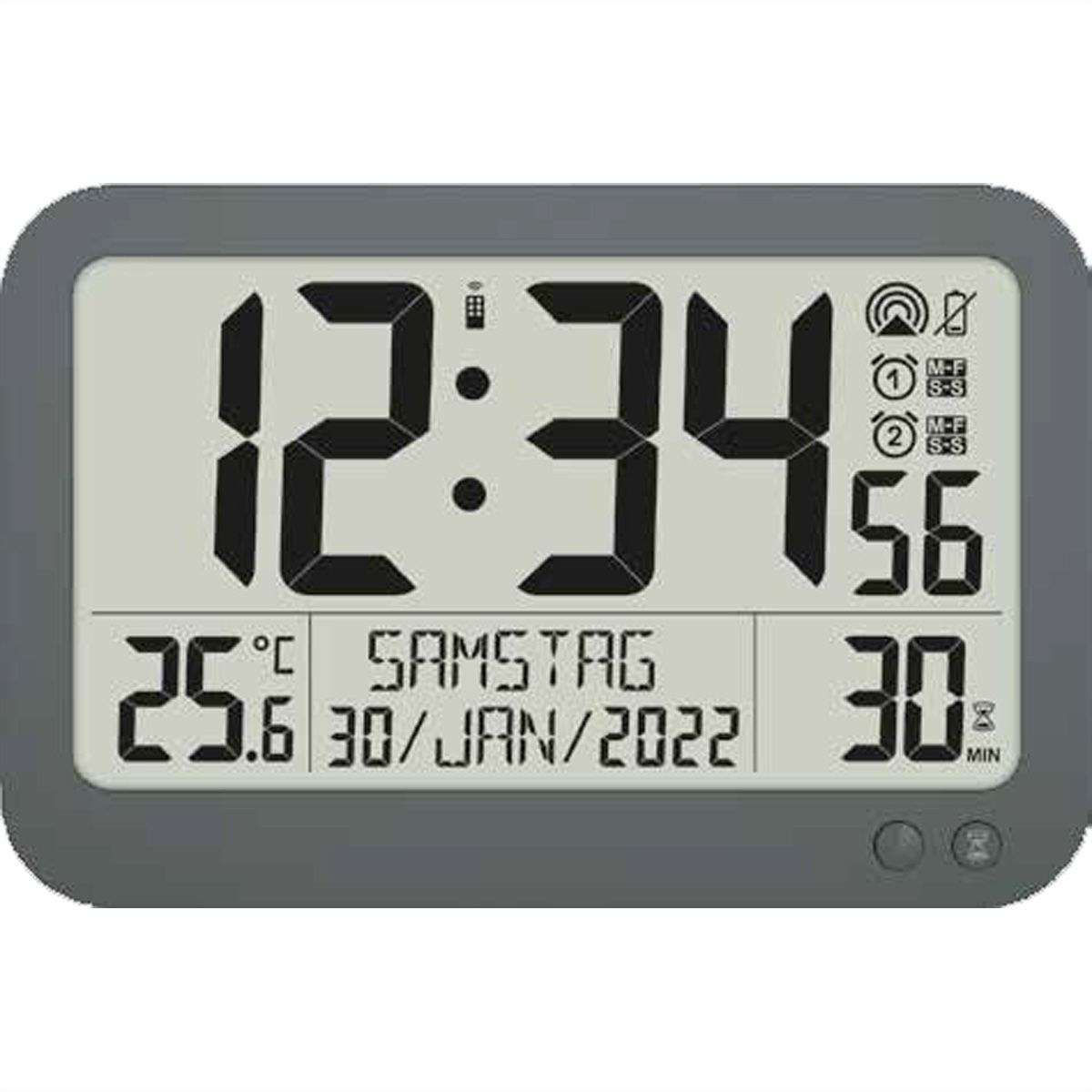 Technoline Stat. de clima intén WS 8026, Temperature display, date, timer, snooze function