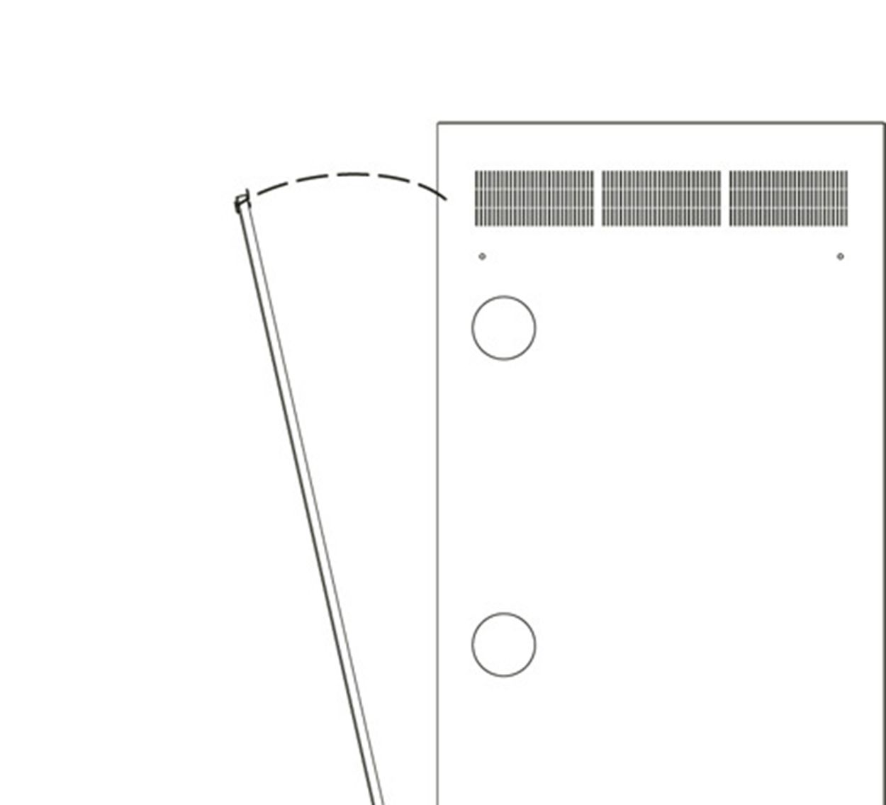 Middle Atlantic Products WR-RAP-37 Rack Zubehör Rear access panel