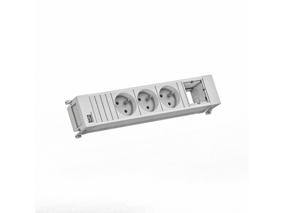 BACHMANN POWER FRAME 3xUTE 1xCM 0,2m GST18 RAL9010