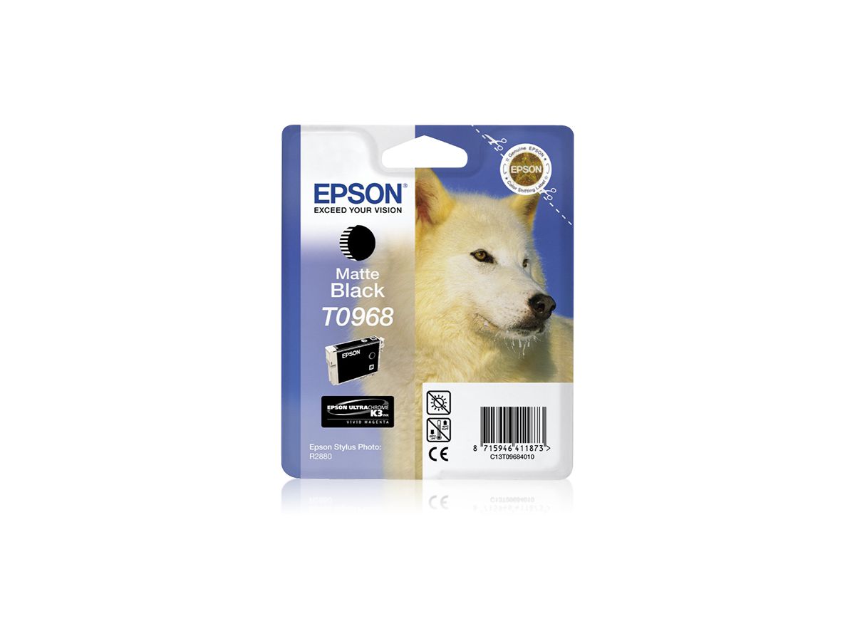 Epson Husky Singlepack Matte Black T0968