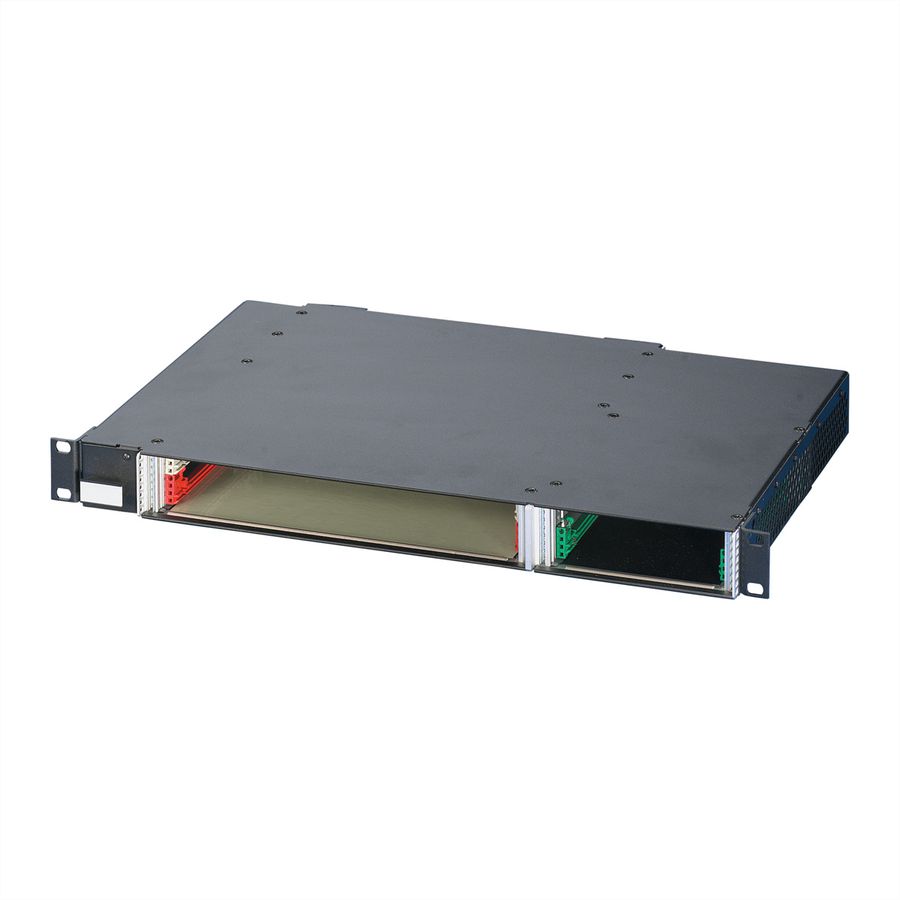 SCHROFF 1 HE, 2 Slot, mit Rear I/O, für 19"-Netzgerät - BGTR 1HE 275T 2SL CPCI 19"