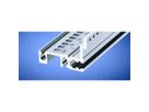 Rail horizontal SCHROFF, arrière, type H-MZ, lourd, avec rail en Z, 63 HP