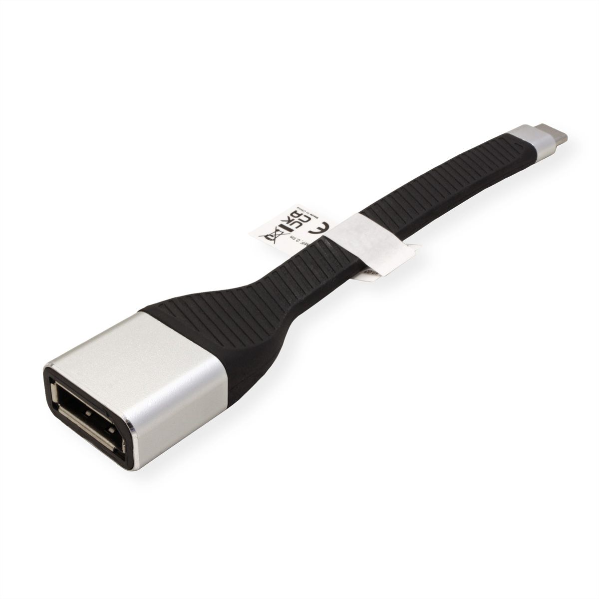 ROLINE Display Adapter USB Typ C - DP, ST/BU, 0,13 m