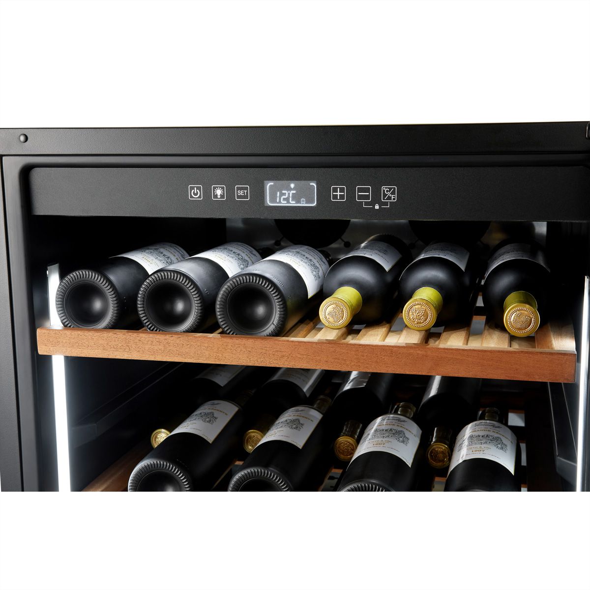 Climadiff Weinkühlschrank MILLESIME 200B, Freistehend, 1 Zone, 204 Flaschen