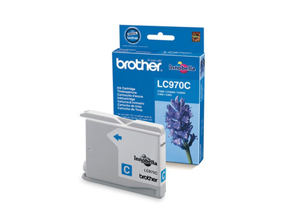 BROTHER LC-970C Cartouche cyan pour env. 300 p.