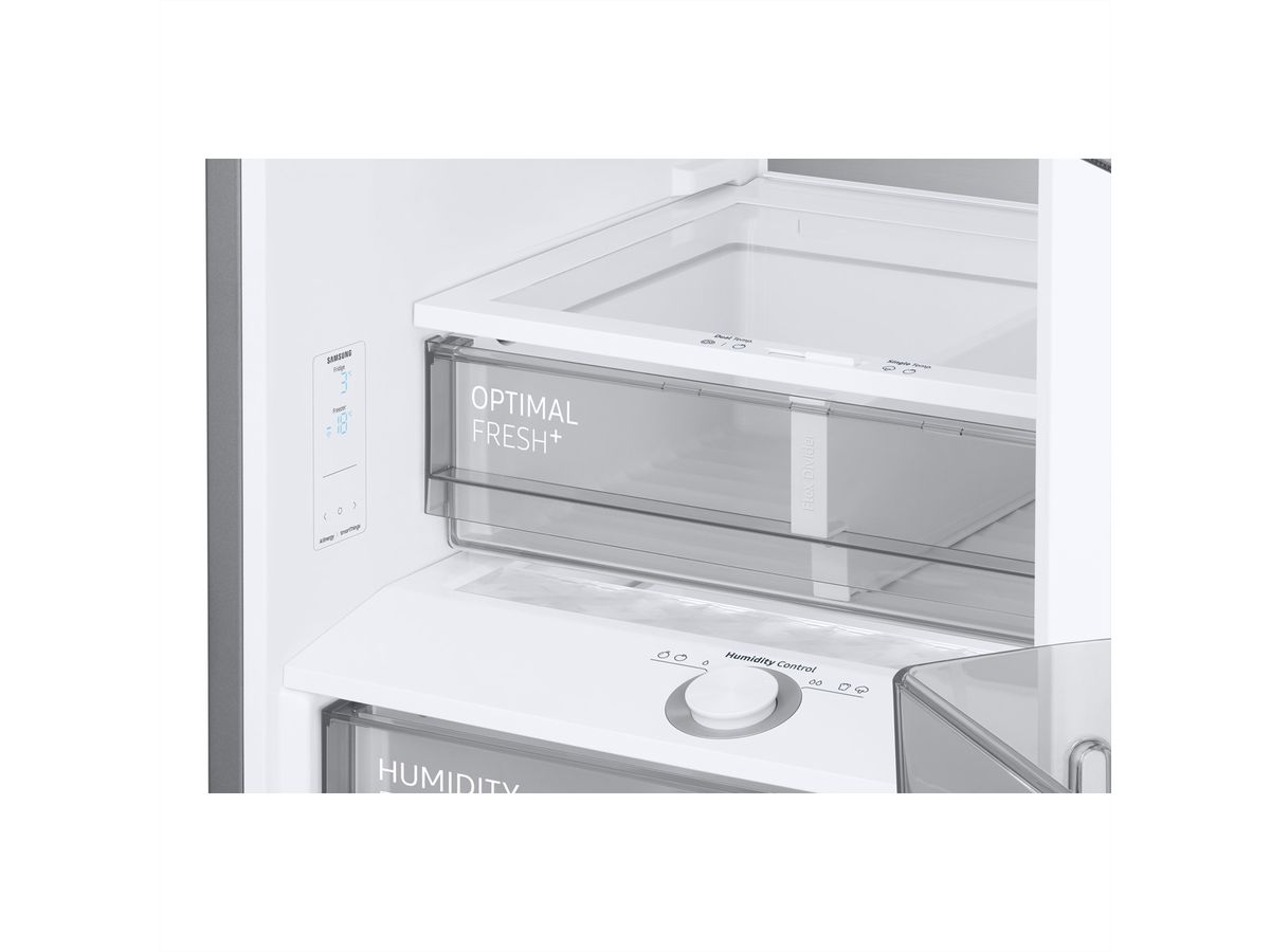 Samsung Kühl-Gefrierkombination RB7300 Bespoke, Clean Navy (Dunkelblau), 387l, B