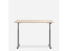 WRK21 Schreibtisch Smart 180 x 80 cm, Höhenverstellbar, Mandal Ahorn / Grau