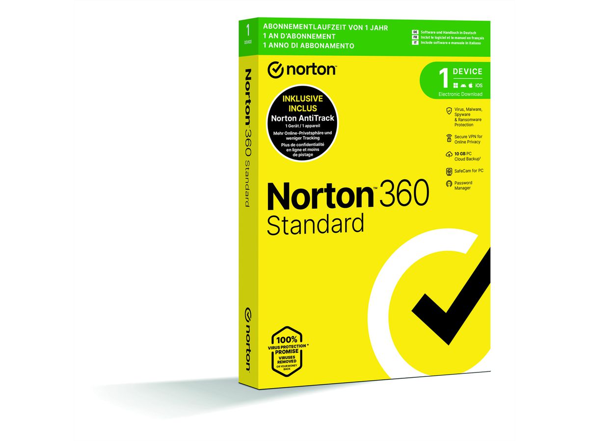 Norton 360 Gold 3 Device, 25GB 15 Monate
