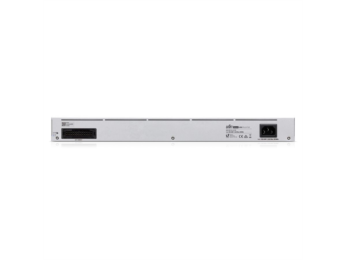UBIQUITI USW-Pro-24-POE 802.3at/bt Gen2 24-Port PoE Gigabit Switch mit SFP+
