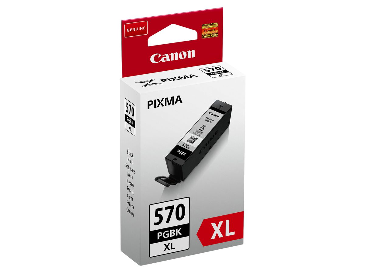 CANON PGI-570XL PGBK, Cartouche noire, 500 p.