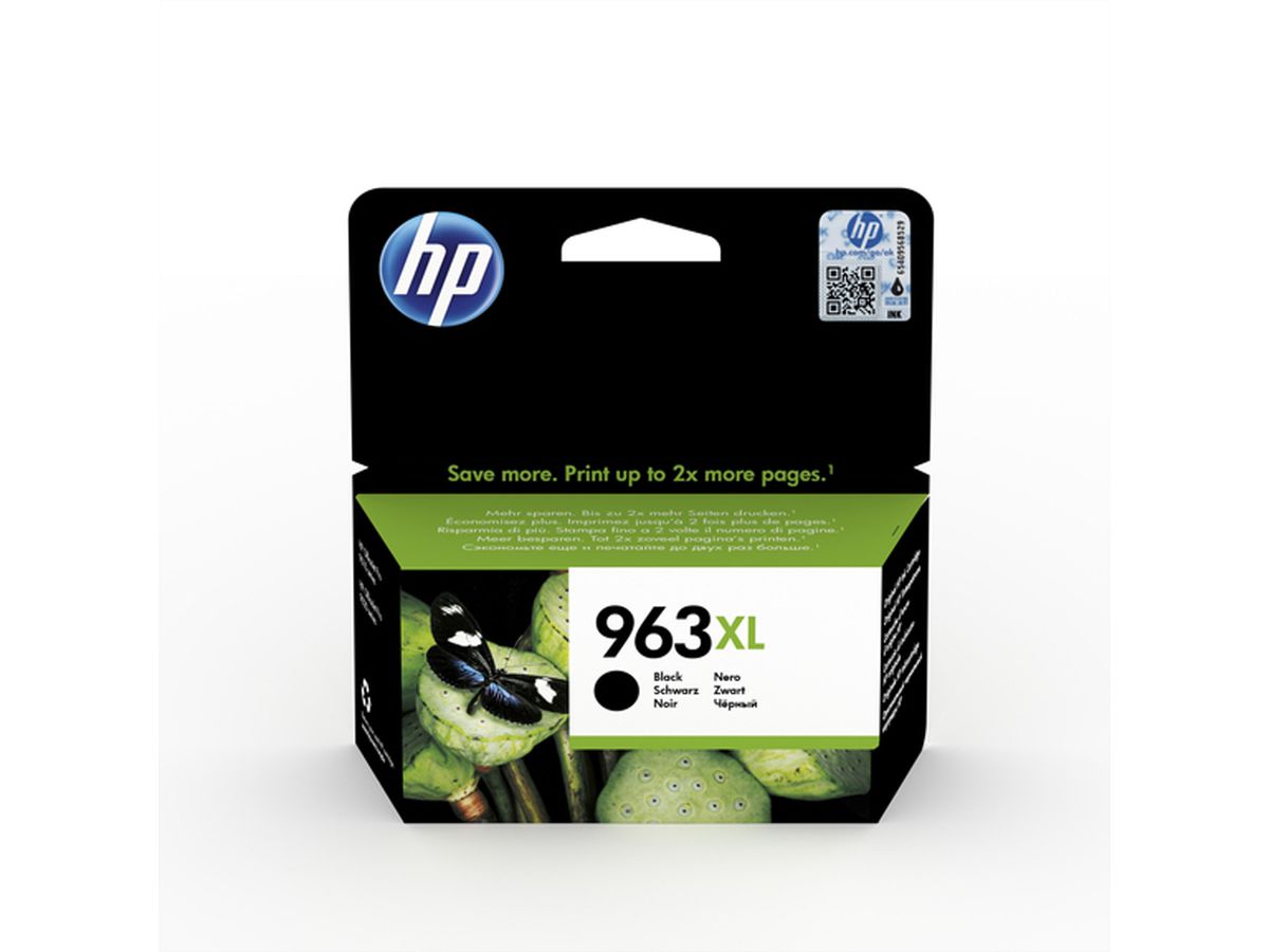 3JA30AE, Nr. 963XL, Cartouche, noire, 2.000 pages pour HP OfficeJet Pro 9010, 9012, 9013