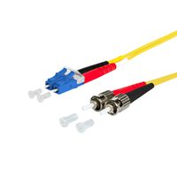 METZ CONNECT OpDAT cordon de brassage, LC-D/2xST OS2, 1 m