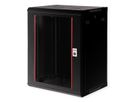 ROLINE 19" Boîtier mural Basic Plus 18U, 600x450 LxP noir