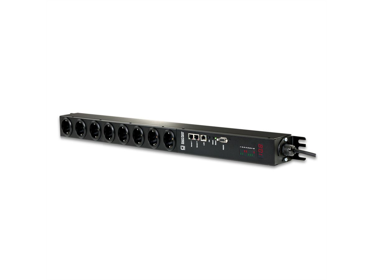 GUDE 8316-1 EPC 8x 2P+T switched PDU avec mesure d'énergie