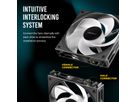 ANTEC C120 ARGB Fan Reverse PC Gehäuselüfter 120mm 3er Pack, schwarz