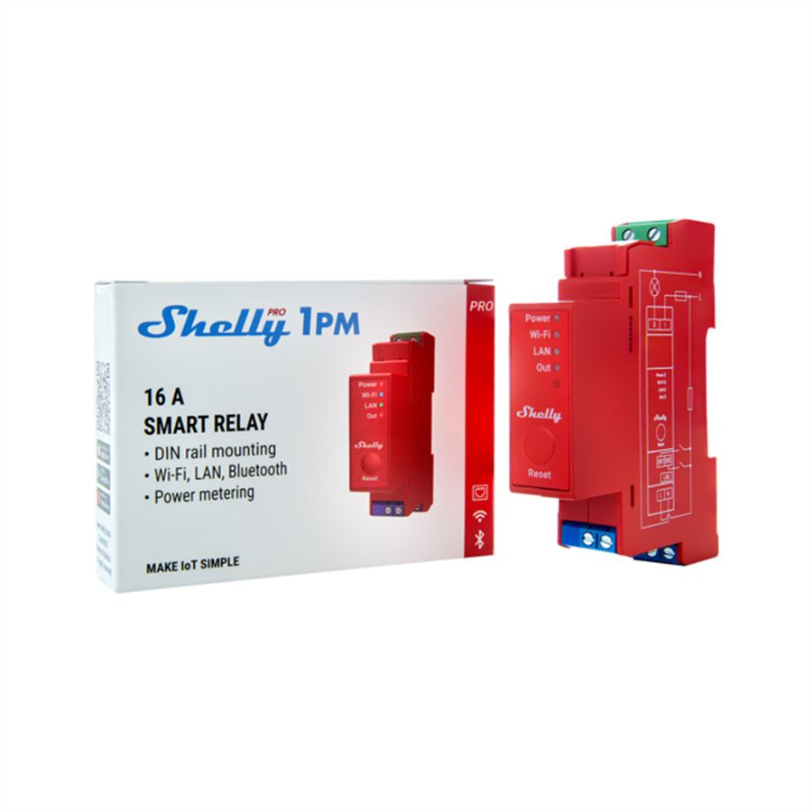 Shelly  Actionneur de commutation PRO 1PM