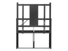 Hagor Support mural WH Moto 160, supports muraux électriques avec réglage de la hauteur, noir