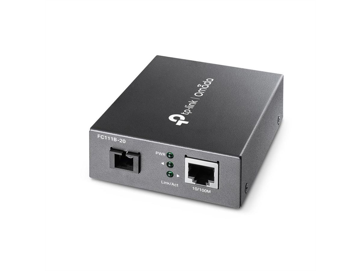TP-Link FC111B-20 Media Converter , Full-duplex, Up to 20 km
