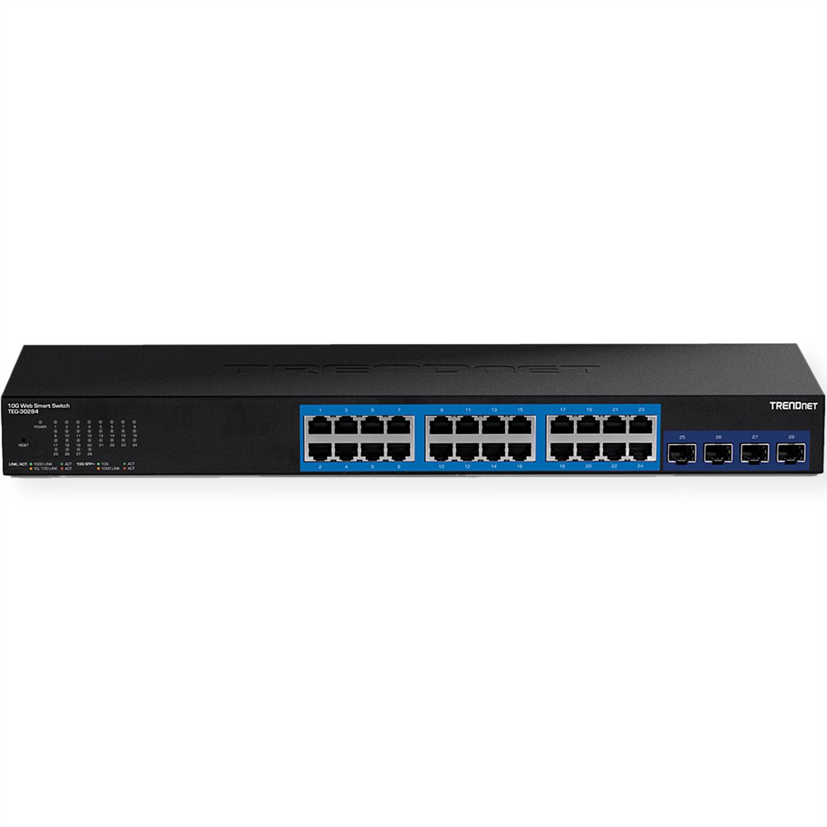 TRENDnet TEG-30284 SwitchWeb Smart à 28 ports dont 4 logements SFP+ 10G