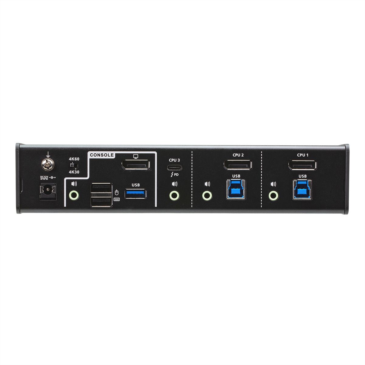 ATEN CS1953 Commutateur KVMP hybride DisplayPort USB-C 3 ports