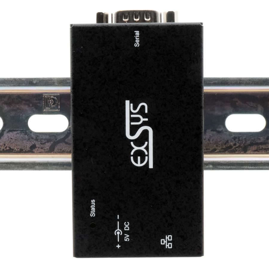 EXSYS EX-6111-2 1 Ethernet zu 1 x Seriell RS-232 inkl Netzteil