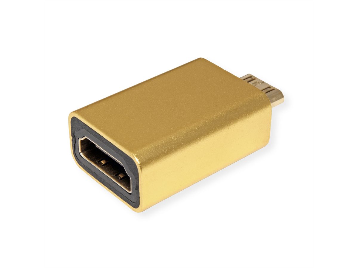 ROLINE GOLD Adaptateur HDMI, HDMI F - HDMI Mini M